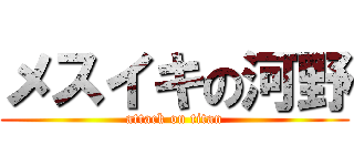 メスイキの河野 (attack on titan)