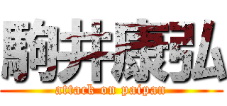 駒井康弘 (attack on paipan)