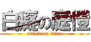 白癡の庭愷 (attack on titan)