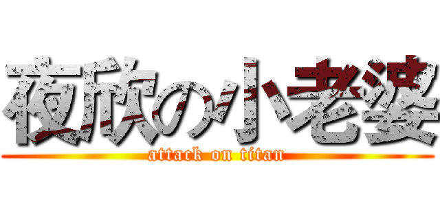夜欣の小老婆 (attack on titan)