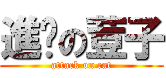 進擊の荳子 (attack on cat)