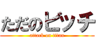 ただのビッチ (attack on titan)