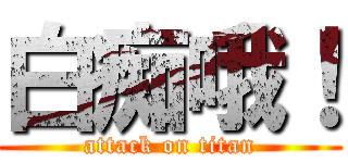 白痴哦！ (attack on titan)
