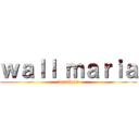 ｗａｌｌ ｍａｒｉａ (locations)