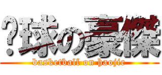 篮球の豪傑 (basketball on haojie)