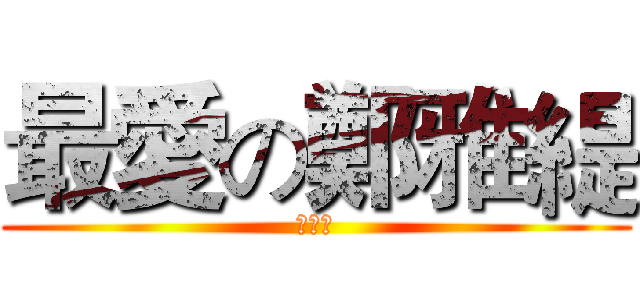 最愛の鄭雅緹 (愛死了)