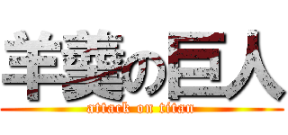 羊羹の巨人 (attack on titan)