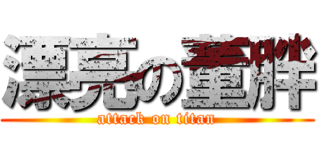 漂亮の董胖 (attack on titan)