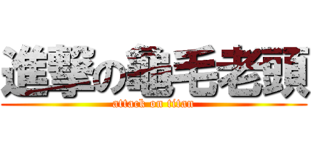 進撃の龜毛老頭 (attack on titan)