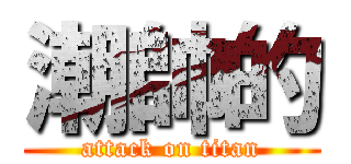 潮帥的 (attack on titan)