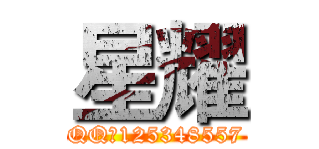 星耀 (QQ：125348557)