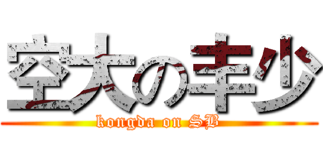 空大の丰少 (kongda on SB)