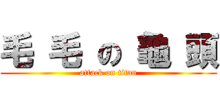 毛 毛 の 龜 頭 (attack on titan)