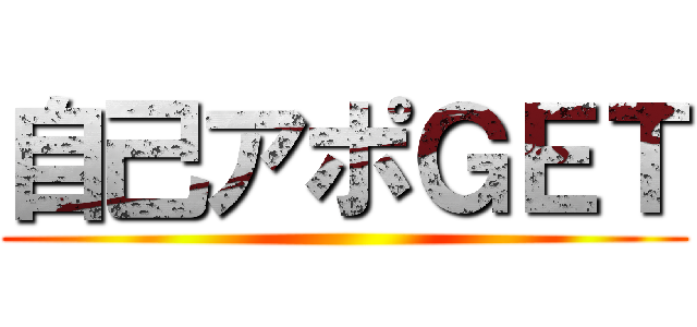 自己アポＧＥＴ ()