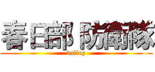 春日部 防衛隊 (valley)