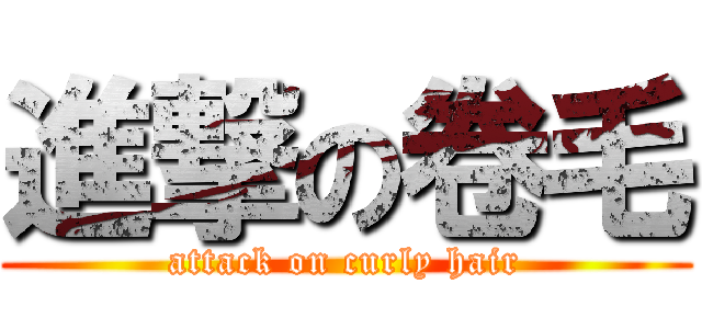 進撃の卷毛 (attack on curly hair)
