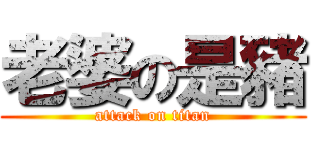 老婆の是豬 (attack on titan)