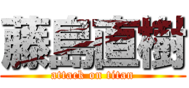 藤島直樹 (attack on titan)