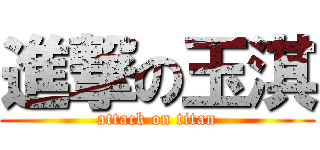 進撃の玉淇 (attack on titan)