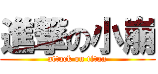 進撃の小崩 (attack on titan)