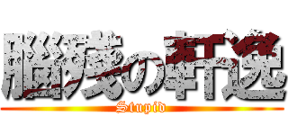 腦殘の軒逸 (Stupid)
