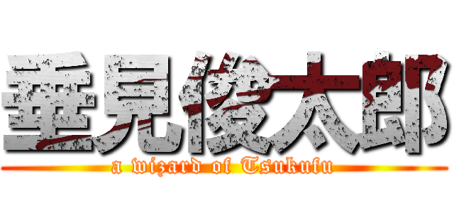 垂見俊太郎 (a wizard of Tsukufu)