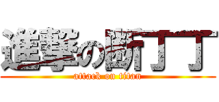 進撃の断丁丁 (attack on titan)