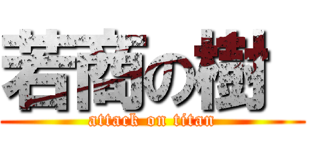 若商の樹  (attack on titan)