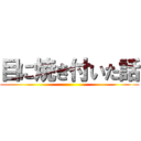 目に焼き付いた話 ()