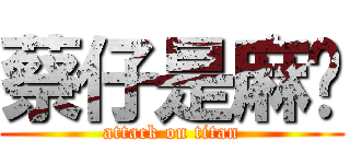 蔡仔是麻糬 (attack on titan)