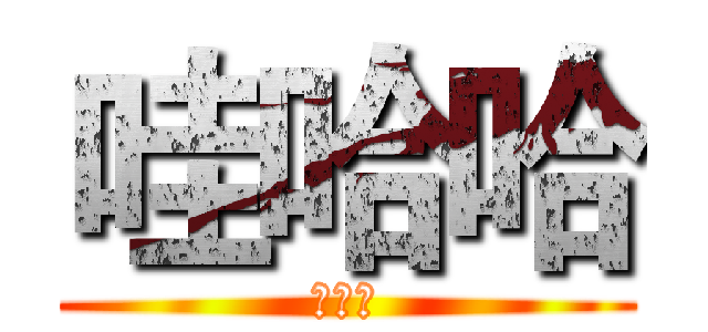 哇哈哈 (就不去)