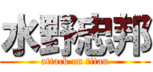 水野忠邦 (attack on titan)