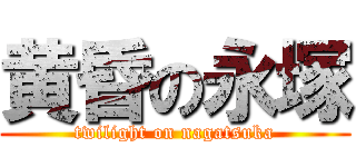 黄昏の永塚 (twilight on nagatsuka)