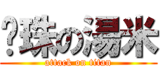 鑲珠の湯米 (attack on titan)