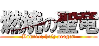燃焼の聖竜 (Burning holy dragon)