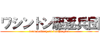 ワシントン駆逐兵団 (team destroy on washington)