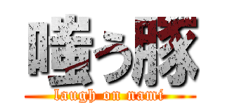 嗤う豚 (laugh on nami)
