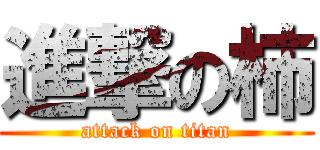 進撃の柿 (attack on titan)