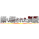 振り翳された長髪 ()