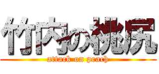 竹内の桃尻 (attack on peach)