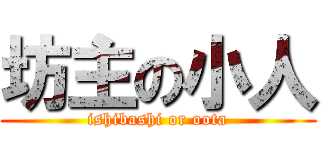 坊主の小人 (ishibashi or oota)