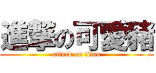 進撃の可愛豬 (attack on titan)