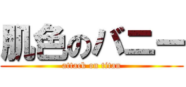 肌色のバニー (attack on titan)