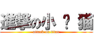 進撃の小 贫 猫 (attack on titan)