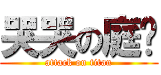 哭哭の庭瑋 (attack on titan)