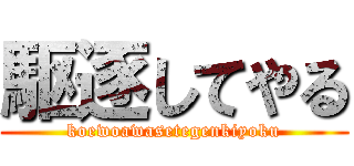 駆逐してやる (koewoawasetegenkiyoku)