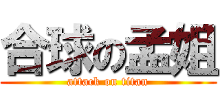 合球の孟姐 (attack on titan)