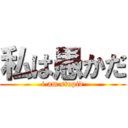 私は愚かだ (i am stupid)