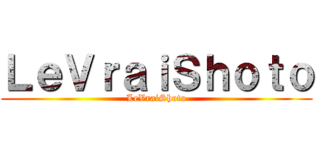 ＬｅＶｒａｉＳｈｏｔｏ (LeVraiShoto)