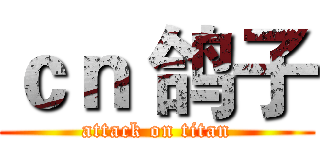 ｃｎ 鸽子 (attack on titan)